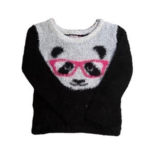 Girls used panda sweater size 12